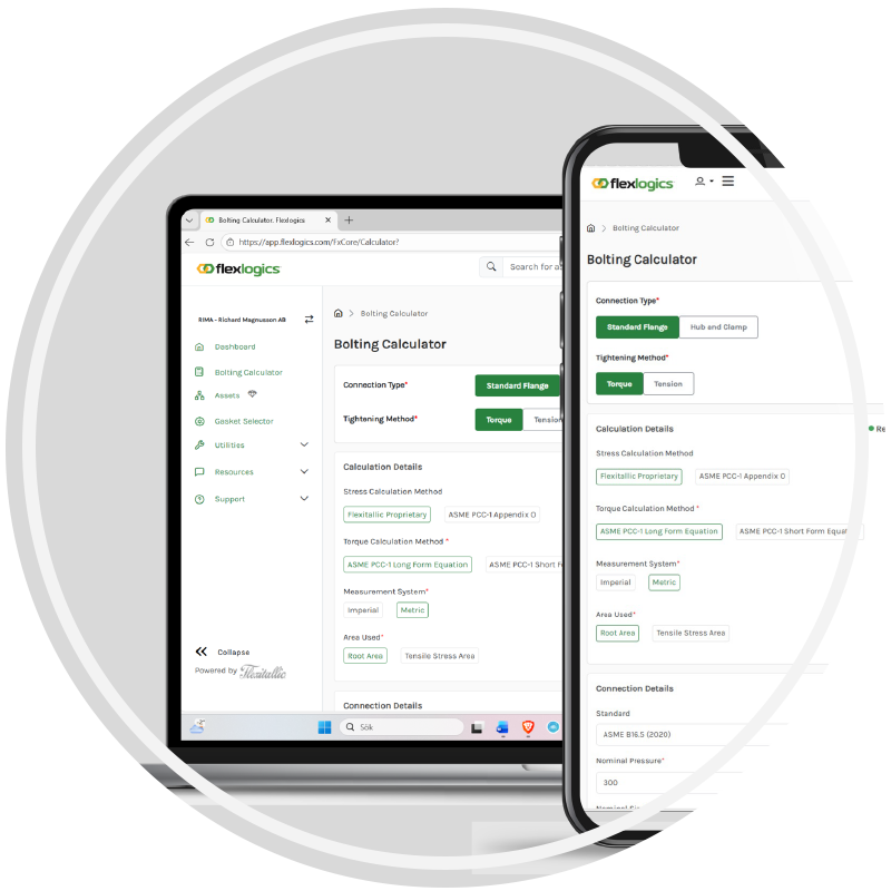 flexlogics Flexlogics®- Bolting calculator